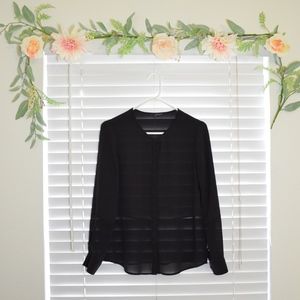 Ro & De – Black Long Sleeve Blouse